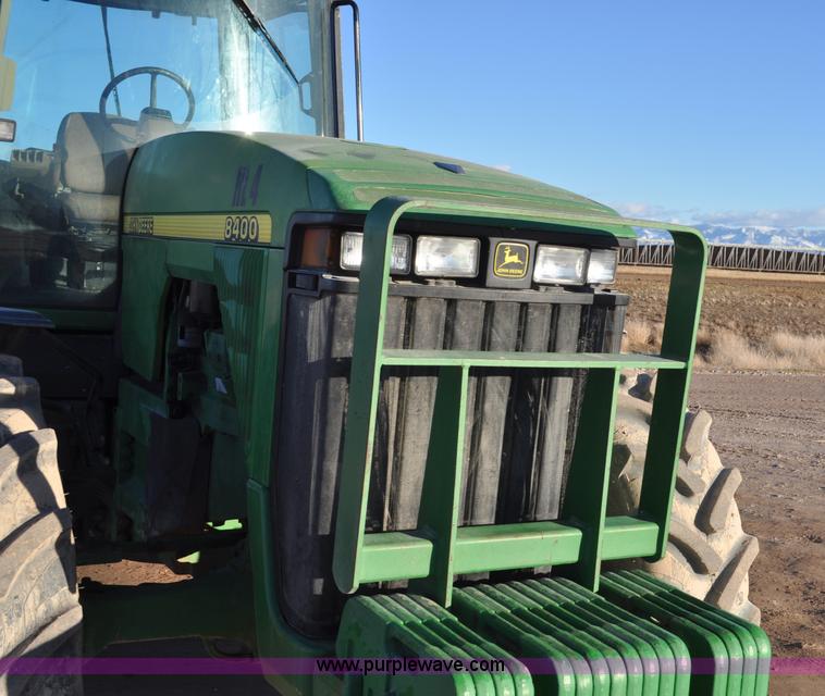 image for item G7129 1997 John Deere 8400 MFWD tractor