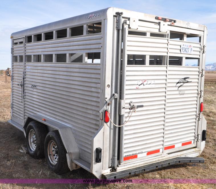 image for item G7133 2007 Exiss livestock trailer