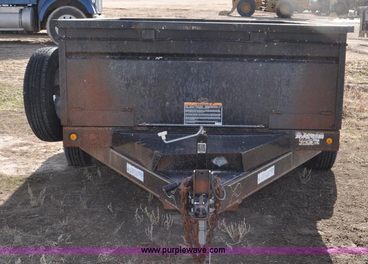 image for item G7140 2008 Side-winder PT-712DBA end dump trailer