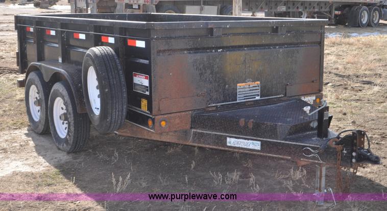 image for item G7140 2008 Side-winder PT-712DBA end dump trailer