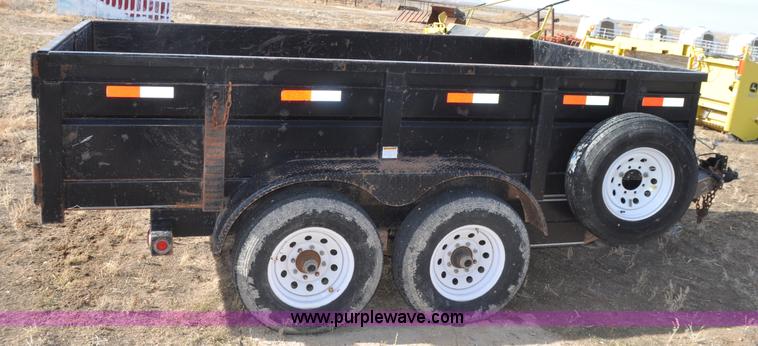 image for item G7140 2008 Side-winder PT-712DBA end dump trailer