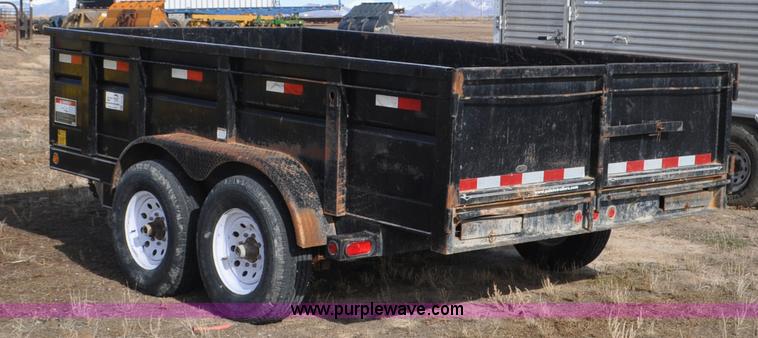 image for item G7140 2008 Side-winder PT-712DBA end dump trailer