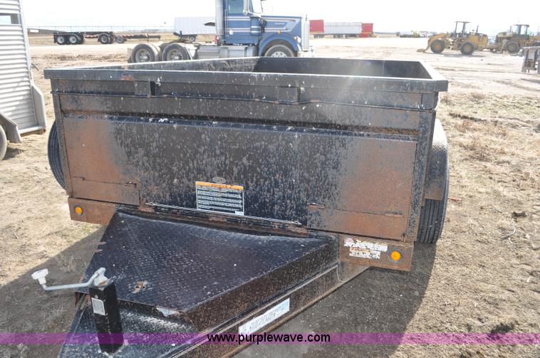 image for item G7140 2008 Side-winder PT-712DBA end dump trailer