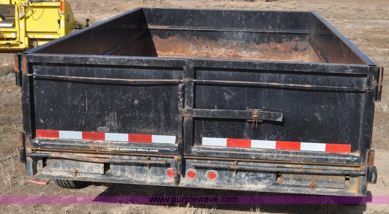 image for item G7140 2008 Side-winder PT-712DBA end dump trailer