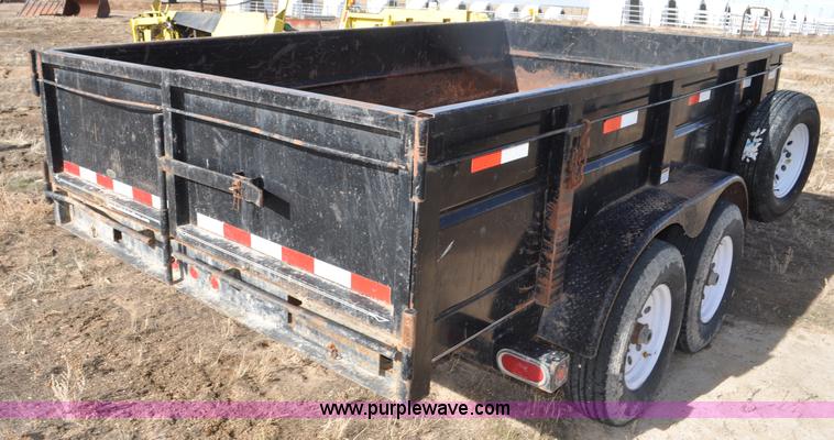 image for item G7140 2008 Side-winder PT-712DBA end dump trailer