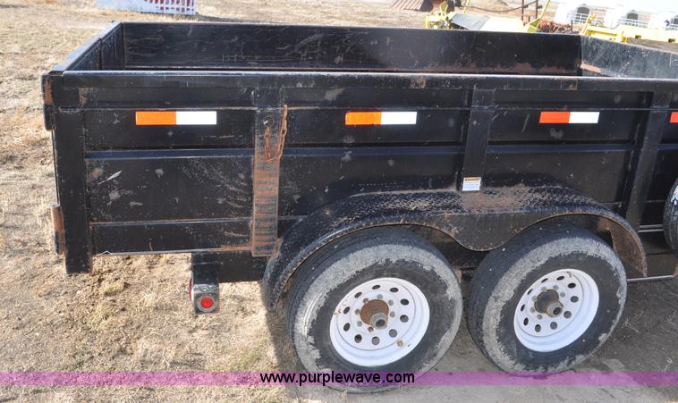 image for item G7140 2008 Side-winder PT-712DBA end dump trailer