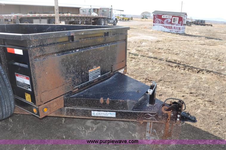 image for item G7140 2008 Side-winder PT-712DBA end dump trailer