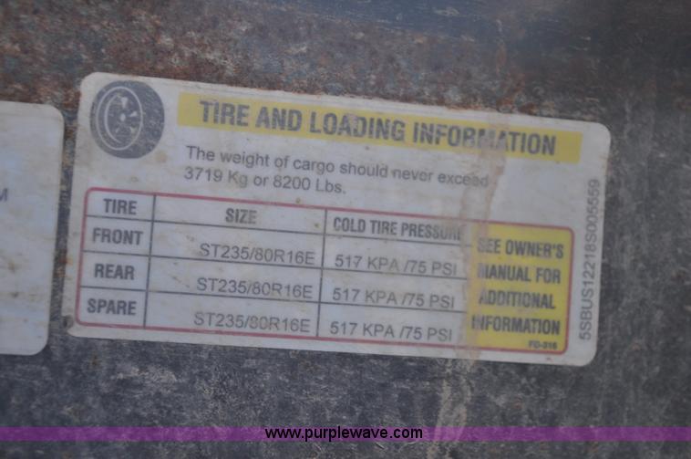 image for item G7140 2008 Side-winder PT-712DBA end dump trailer