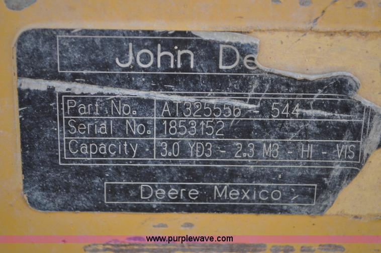 image for item G7143 2005 John Deere 544J wheel loader