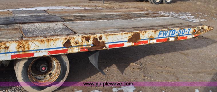 image for item G7156 2006 Trailmax FWTD-50-T tilt deck equipment trailer