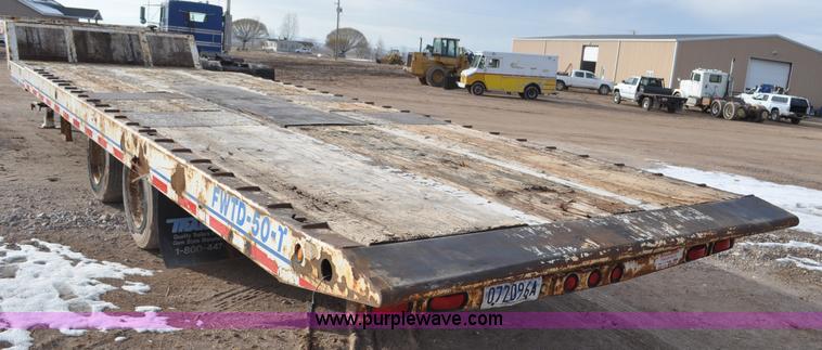 image for item G7156 2006 Trailmax FWTD-50-T tilt deck equipment trailer