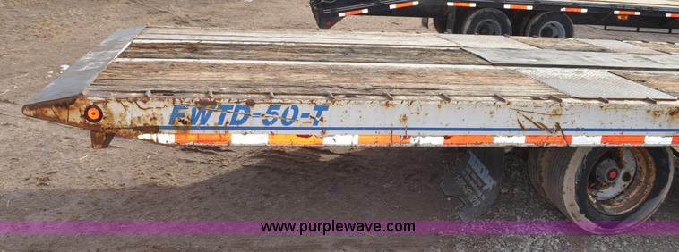 image for item G7156 2006 Trailmax FWTD-50-T tilt deck equipment trailer