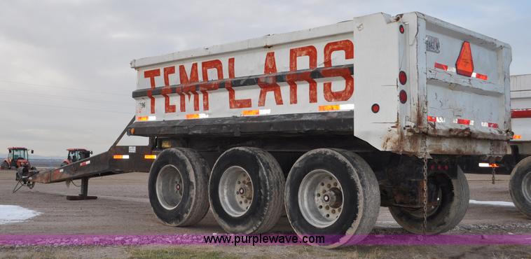 image for item G7168 1996 KD King end dump trailer