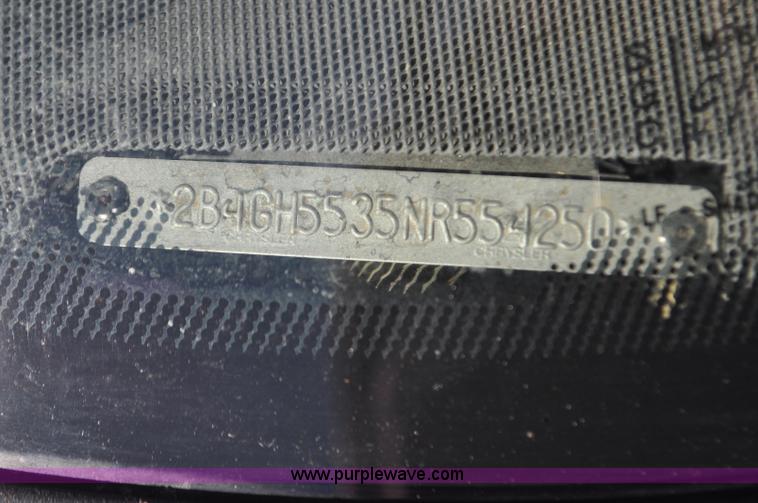 image for item G7182 1992 Dodge Caravan LE