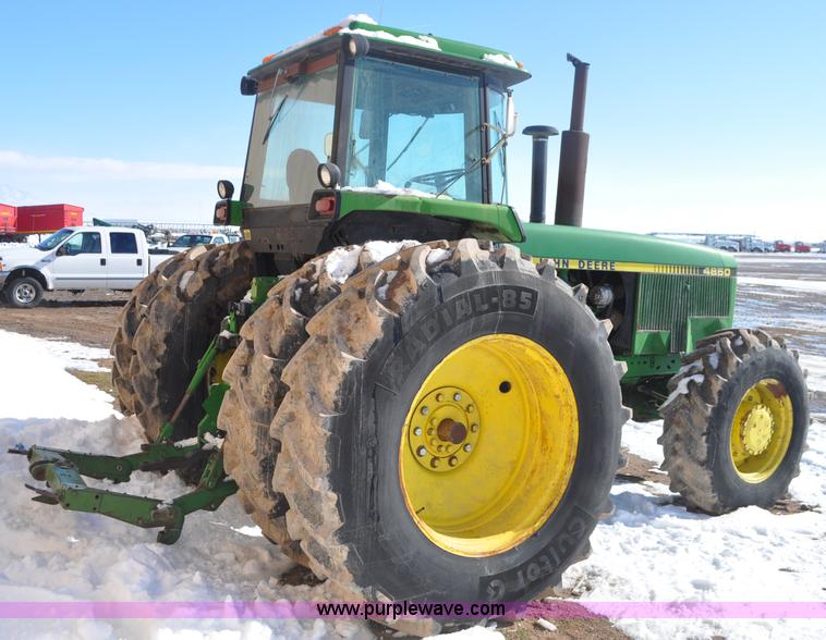 image for item G7184 1984 John Deere 4850 MFWD tractor