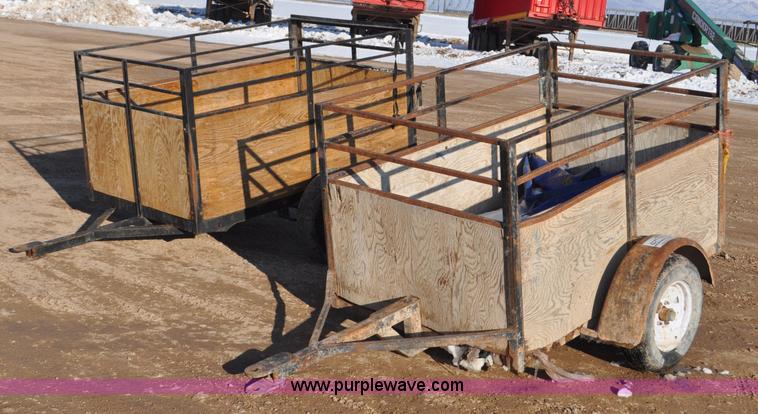 image for item G7222 (2) utility trailers