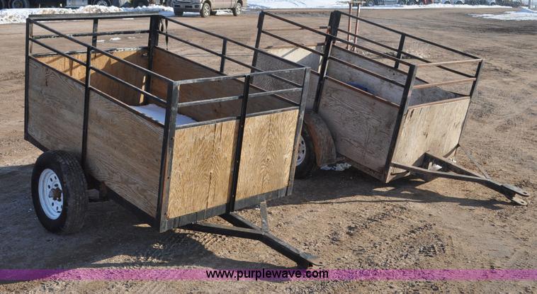 image for item G7222 (2) utility trailers