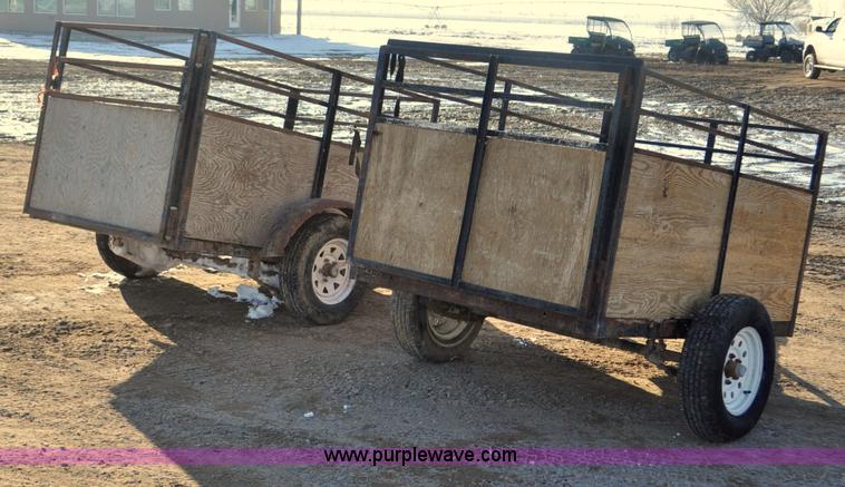 image for item G7222 (2) utility trailers