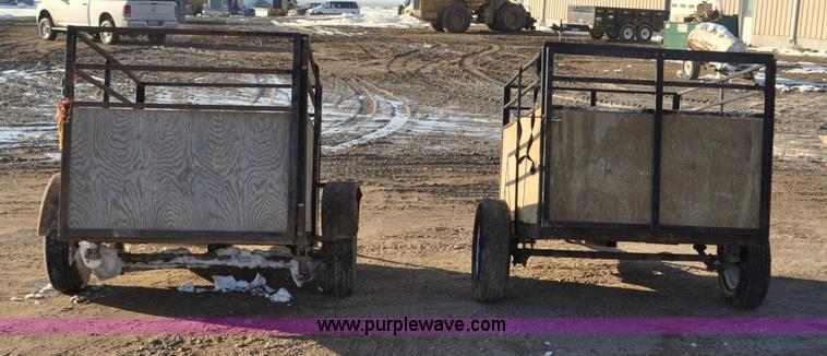 image for item G7222 (2) utility trailers