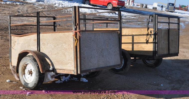 image for item G7222 (2) utility trailers