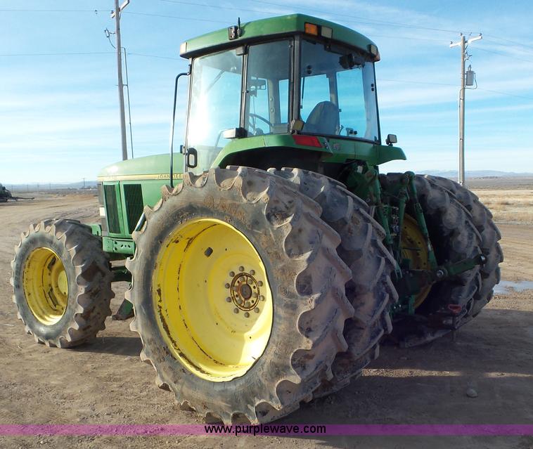 image for item J8329 1996 John Deere 7800 MFWD tractor