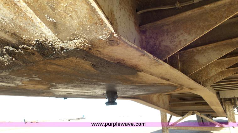 image for item J8330 1986 Fruehauf PA80-E2-45 flatbed trailer