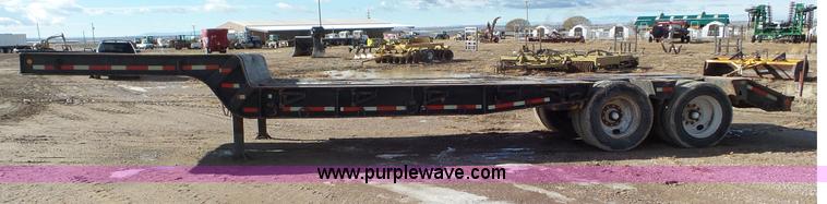 image for item J8365 1971 Fruehauf CN2-25-L drop deck trailer