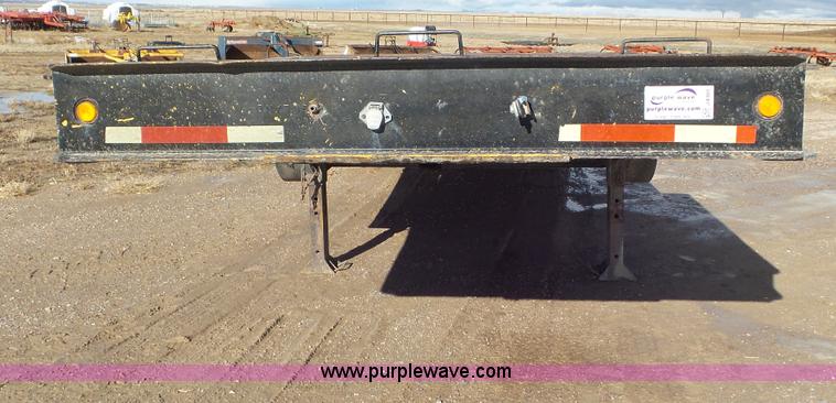 image for item J8365 1971 Fruehauf CN2-25-L drop deck trailer