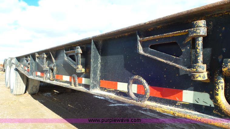 image for item J8365 1971 Fruehauf CN2-25-L drop deck trailer