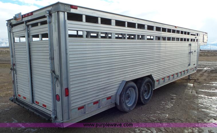 image for item J8370 2005 Barrett livestock trailer