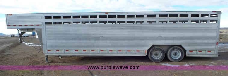 image for item J8370 2005 Barrett livestock trailer