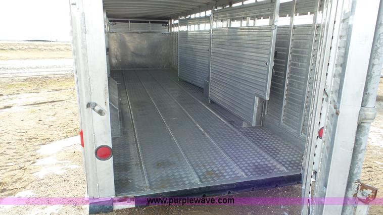 image for item J8370 2005 Barrett livestock trailer