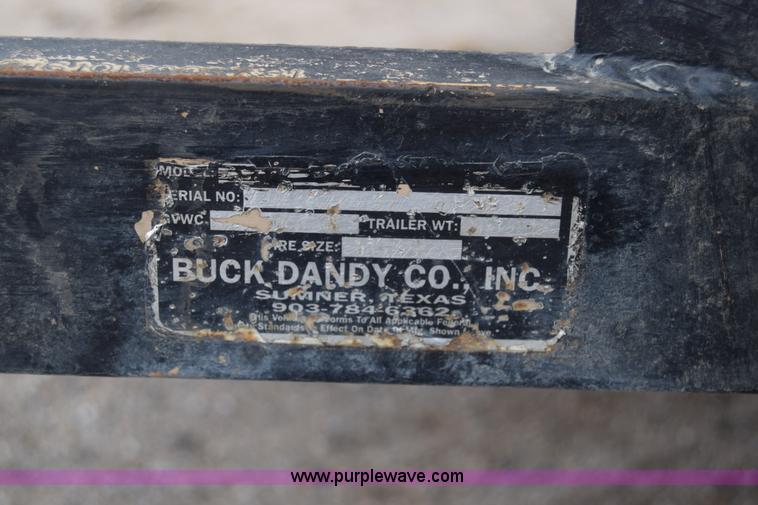 image for item L1082 1998 Buck Dandy utility trailer
