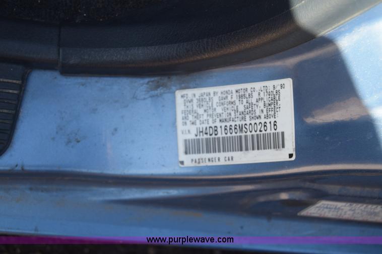 image for item L1188 1991 Acura Integra GS