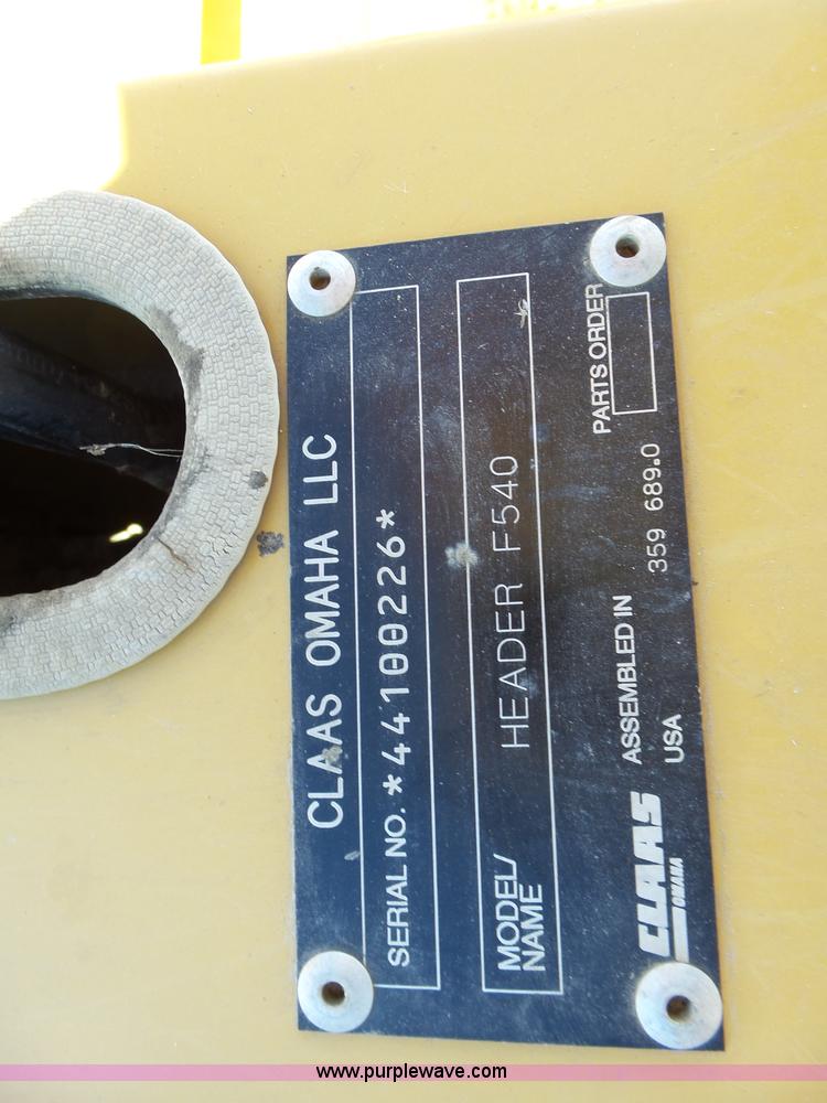 image for item A2039 Lexion F540 platform head