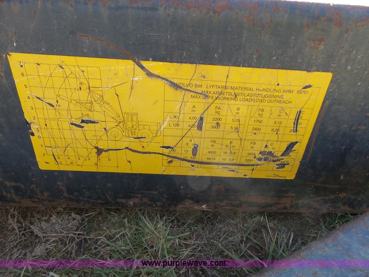 image for item A6423 Quick attach telescopic/material handling arm