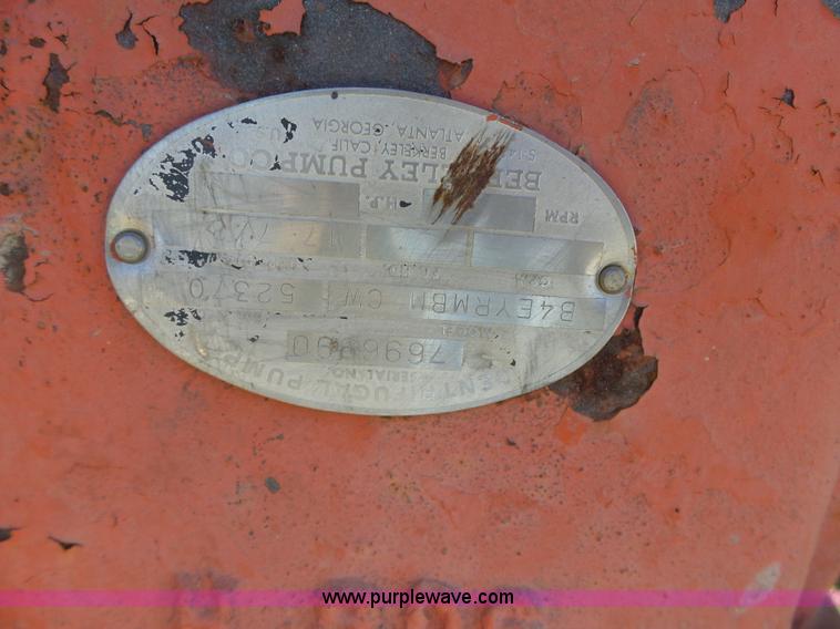 image for item BL9737 Berkeley water pump