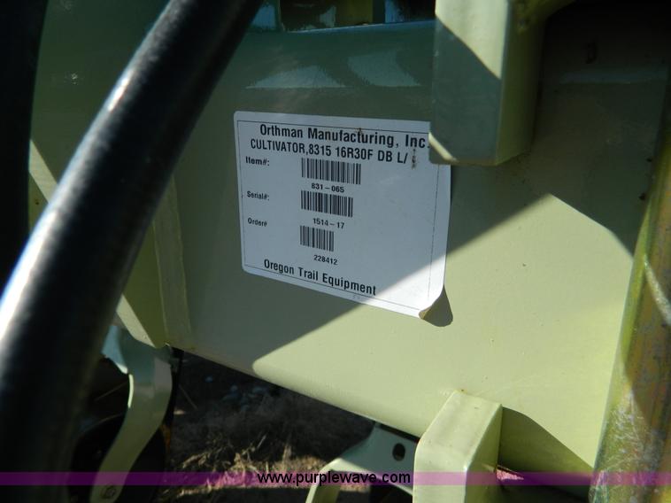 image for item BQ9997 2014 Orthman 8315 row crop field cultivator