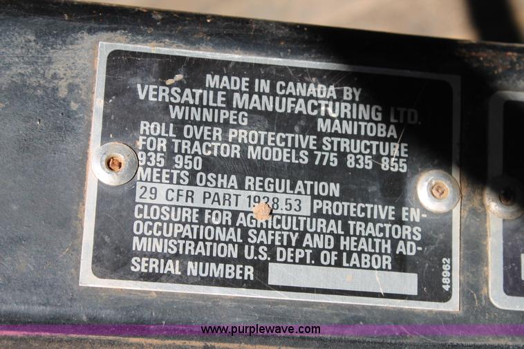 image for item J1295 1979 Versatile 855 4WD tractor