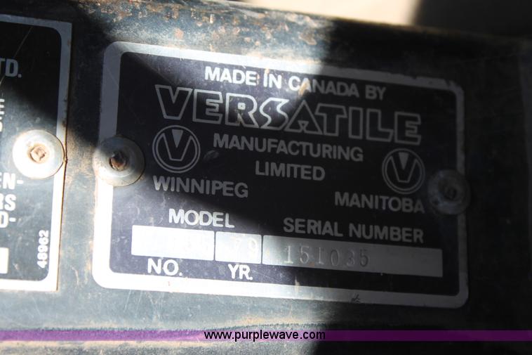 image for item J1295 1979 Versatile 855 4WD tractor