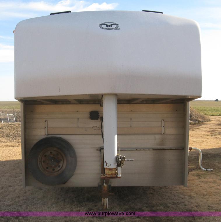 image for item J2931 2005 Hillsboro Endura ES8-20-68 double deck aluminum livestock trailer