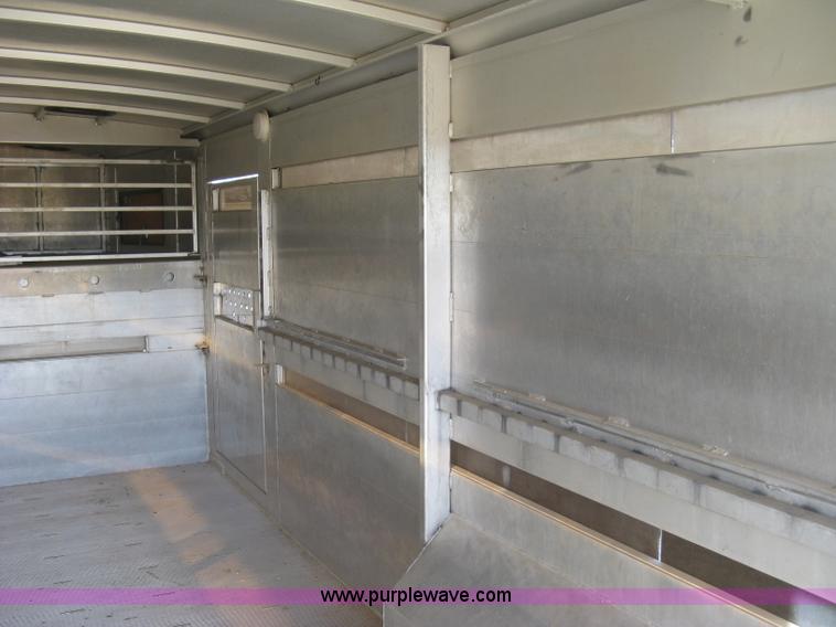 image for item J2931 2005 Hillsboro Endura ES8-20-68 double deck aluminum livestock trailer