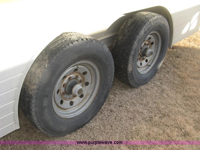 image for item J2931 2005 Hillsboro Endura ES8-20-68 double deck aluminum livestock trailer