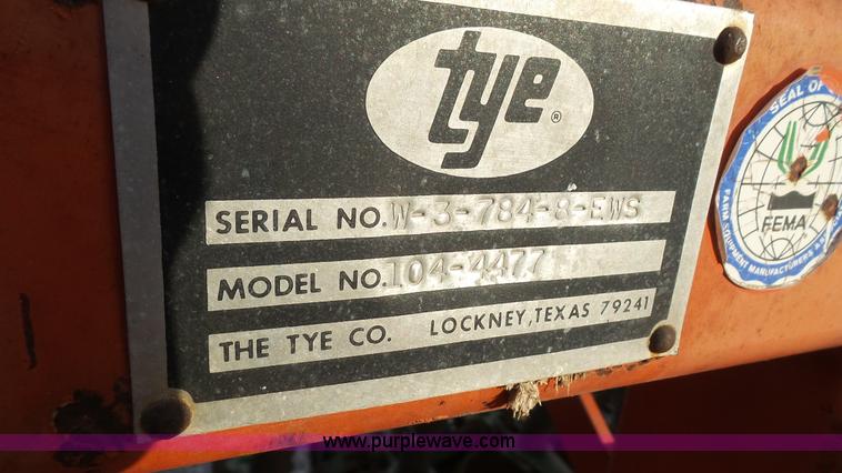 image for item J4668 Tye 104-4477 no-till grain drill