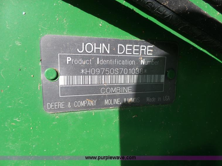 image for item J7319 2003 John Deere 9750 STS combine