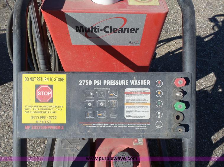 image for item J7328 Multi-power 26-6 pressure washer