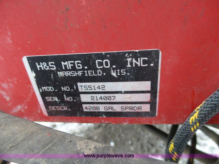 image for item J7441 2012 H&S Top Shot 5142 manure spreader