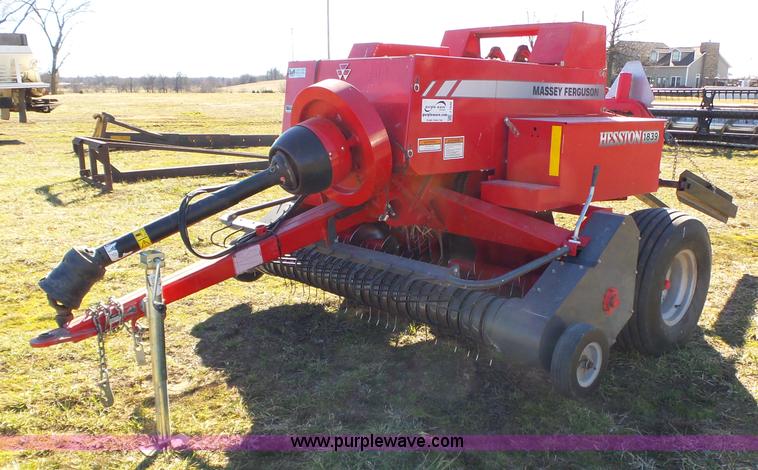 image for item J7648 2012 Massey-Ferguson Hesston 1839 small square baler