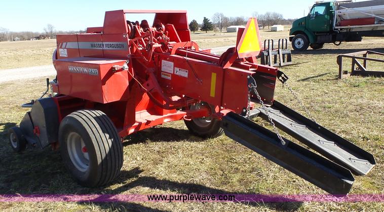 image for item J7648 2012 Massey-Ferguson Hesston 1839 small square baler