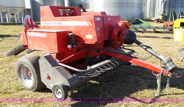 image for item J7648 2012 Massey-Ferguson Hesston 1839 small square baler